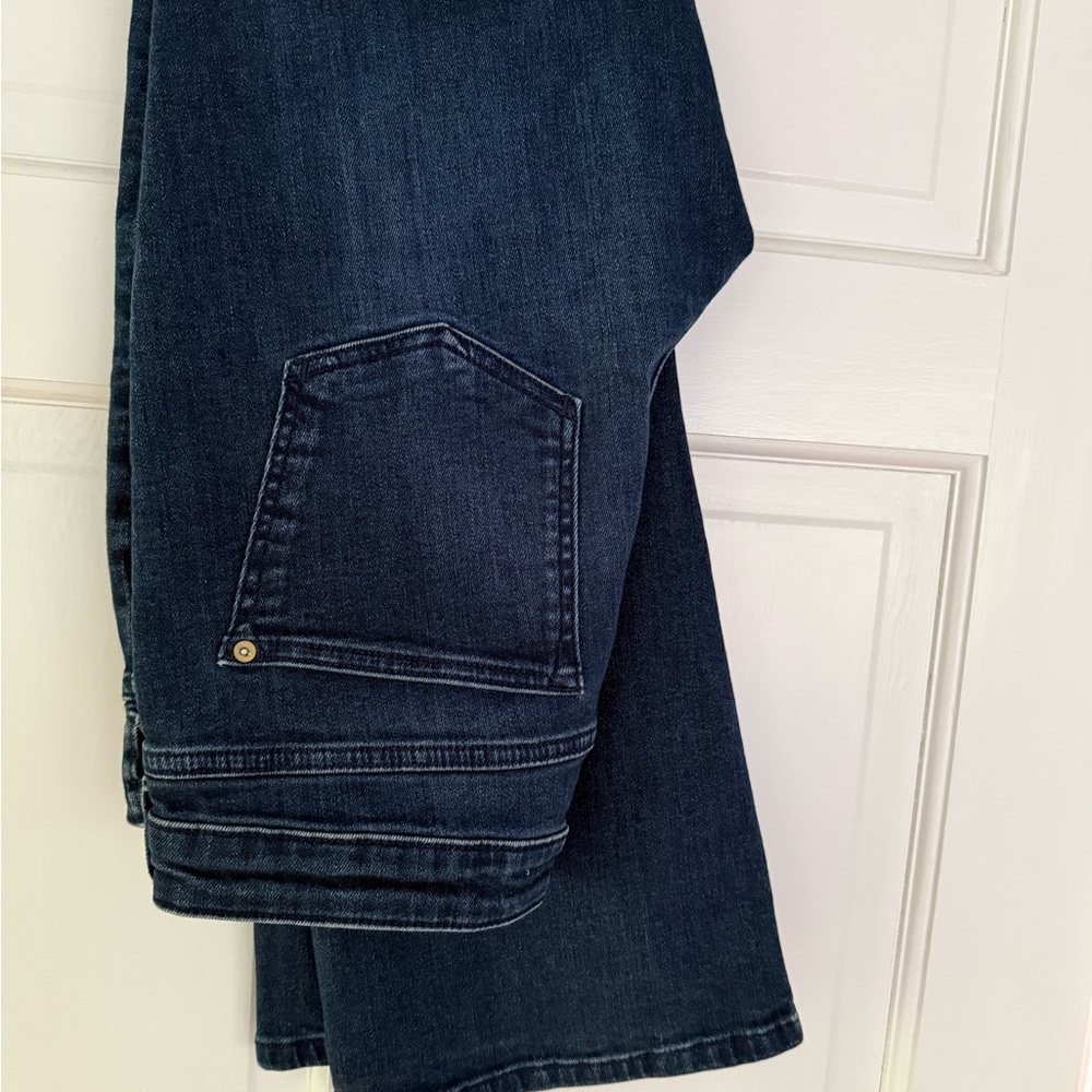 Pilcro Blue Denim with Gold Button